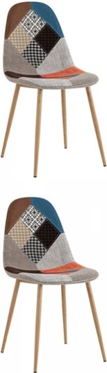 УТ000037333 Стул Валенсия SN пэчворк 2 шт Stool Group (арт.УТ000037333)