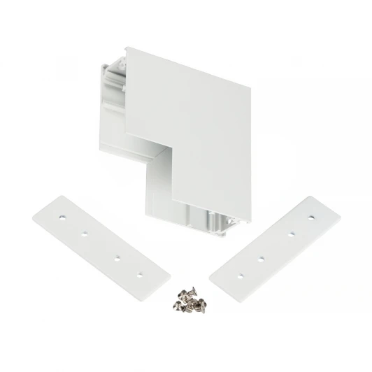 MT0201-CLW-W Коннектор соединитель угловой для накладного шинопровода 48V MyFar Accessories for MagLine 23 MT0201-CLW-W