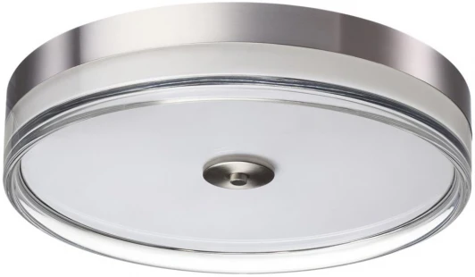 7727/76L Светильник настенно-потолочный Sonex металл/акрил/никель/прозрачный Sonex Mitra 7727/76L LED 76Вт ETERNA (220V, круглые)