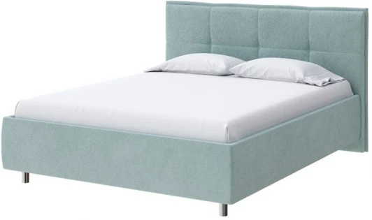 1928334 PROxSON Кровать Lino без основания (Ткань: Велюр Monopoly Мятный лёд (670)) 160x190