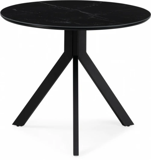 612160 Кухонный стол Notta Том 90х90х75 черный мрамор shakespeare black / черный (Керамика) арт.612160