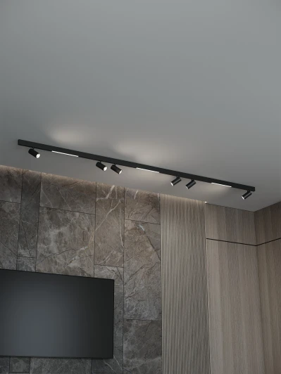 HSBL_kompl_E005_NI3B4K Трековая система в сборе магнитная накладная 48V 108W Hesby Lighting ElDeko HSBL_kompl_E005_NI3B4K