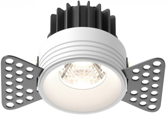DL058-7W4K-TRS-W Встраиваемый светильник под гипсокартон Maytoni Round DL058-7W4K-TRS-W (LED, 220V, круглые)