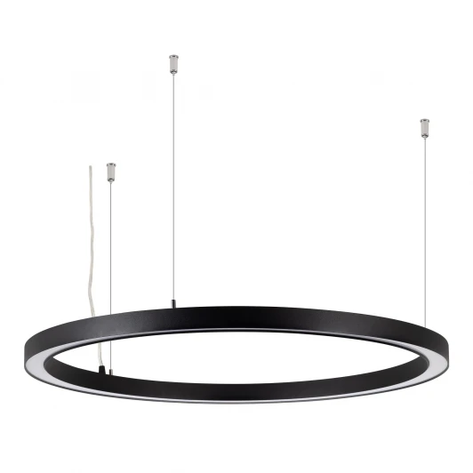 049369 Подвесной светильник SP-CIRCLE-HANG-O3535-D1000-60W Day4000 (RAL9005, 120 deg, 230V) IP40 LED (Arlight, Алюминий) 049369 (на тросе)