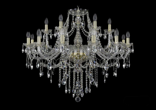 1415/12+6/360 G Подвесная люстра Bohemia 1415 1415/12+6/360/G