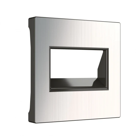 W1191102 Накладка для двойной розетки Еthernet RJ-45 (глянцевый никель) W1191102 (a051084)