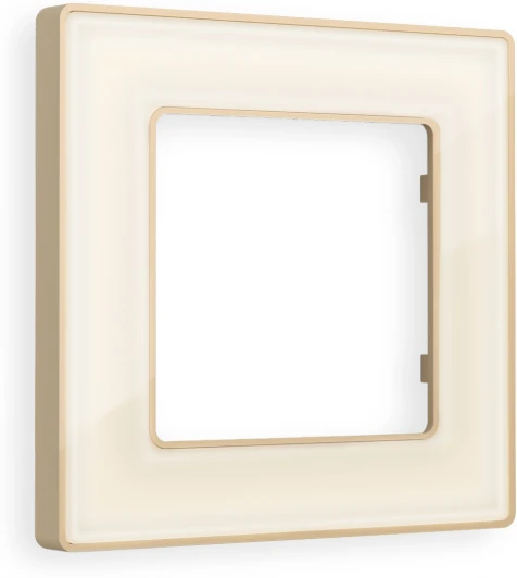AF580341 Рамка Ambrella Volt ALFA Arctic (Бежевый Стекло органическое/Шампань) 1-ая AF580341