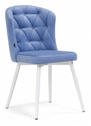 499994 Стул Woodville на металлокаркасе Алиссум velutto 46 / белый 499994