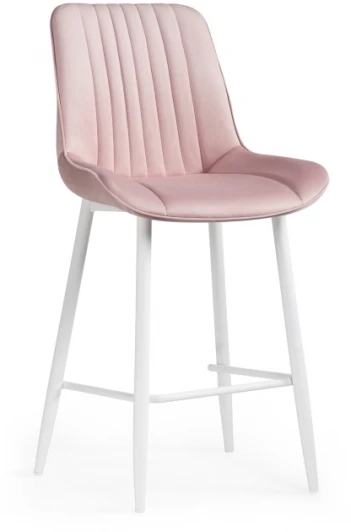 511174 Полубарный стул Woodville Седа К розовый / белый 511174