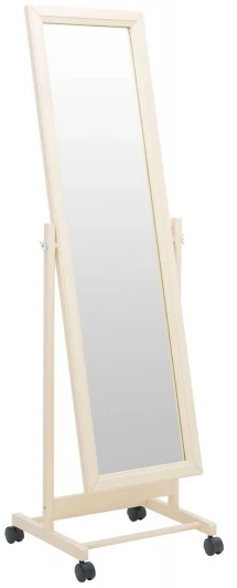 008678 Зеркало напольное BeautyStyle 27 слоновая кость 135 см х 42,5 см от фабрики Mebelik