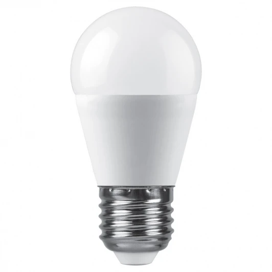 52077 Лампа светодиодная G45 шар малый 15W 175-265V E27 4000К Feron LB-990 52077
