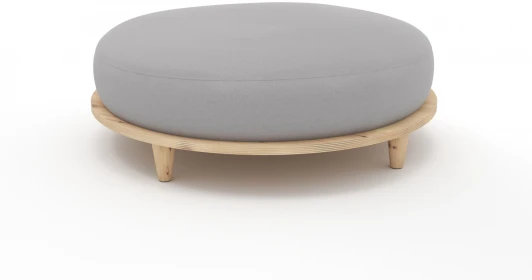 221187 Пуф Arsko Сканди 4 светло-серый велюр