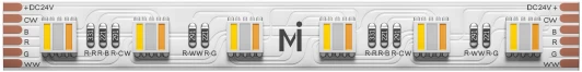 201136 Светодиодная лента 24В 5050 RGB - MIX 20Вт/м 5м Maytoni 201136
