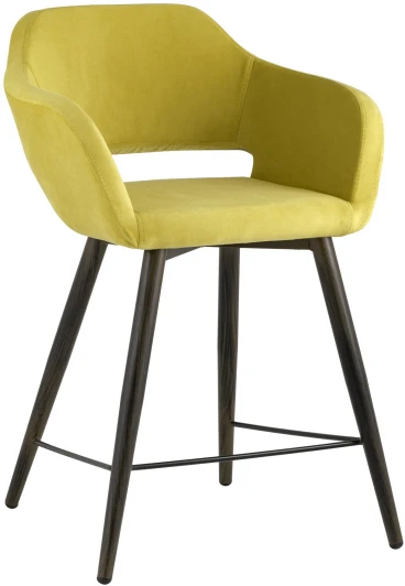 УТ000025178 Стул полубарный Stool Group Саймон велюр золотистый УТ000025178