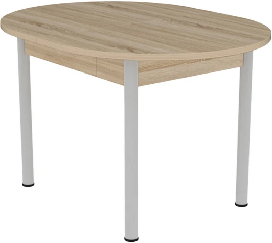 KM-0201.1544 Стол обеденный раздвижной Квартет, цвет дуб сонома Mebelson (арт.KM-0201.1544)