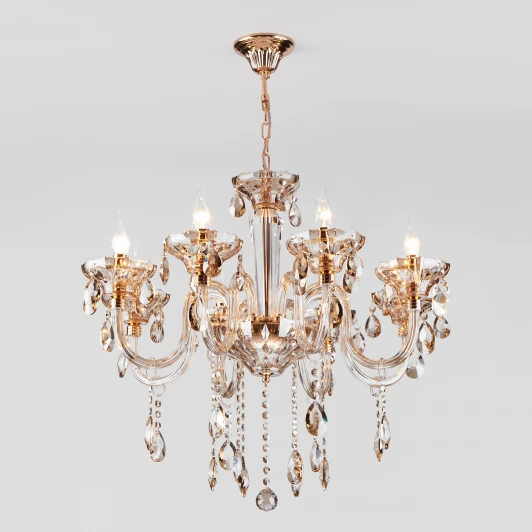 310/8 золото Подвесная люстра Bogate's Lecce 310/8 Strotskis