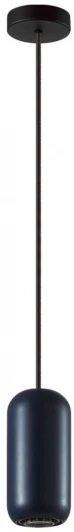 5060/1C Подвесной светильник Odeon Light Cocoon 5060/1C PENDANT темн.синий/черный/металл GU10 LED 4W (220V, на проводе)