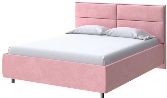 2017933 PROxSON Кровать Pado без основания (Ткань: Велюр Casa Жемчужно-розовый) 140x190