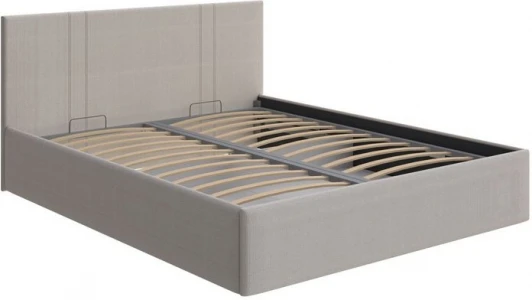 2028664 PROxSON Кровать Helix с бельевым ящиком (Ткань: Рогожка Savana Milk (молочный)) 140x200