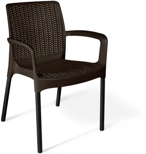 4803229203 Стул SHT-S68 черно-коричневый/черный муар от фабрики Sheffilton