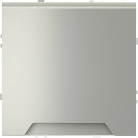 VLS040305 Розетка с заземлением, шторками и крышкой (сталь) Voltum S70 VLS040305