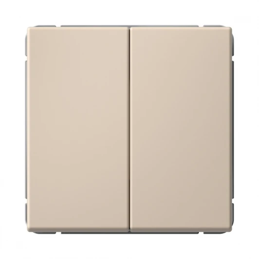 GAL001265S Переключатель двухклавишный (песочный) Systeme Electric GAL001265S