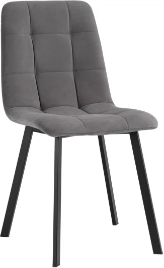 УТ000034880 Стул Stool Group Oliver Square велюр темно-серый УТ000034880