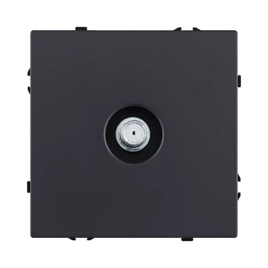 EC-020BK Розетка TV черный матовый Kollinger Eclipse EC-020BK