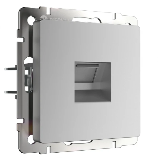 W1181006 Розетка Ethernet RJ-45 (серебряный) W1181006 (a051501)