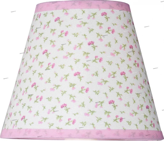 Shade C flowers Абажур детский Donolux Baby, белый с розовым