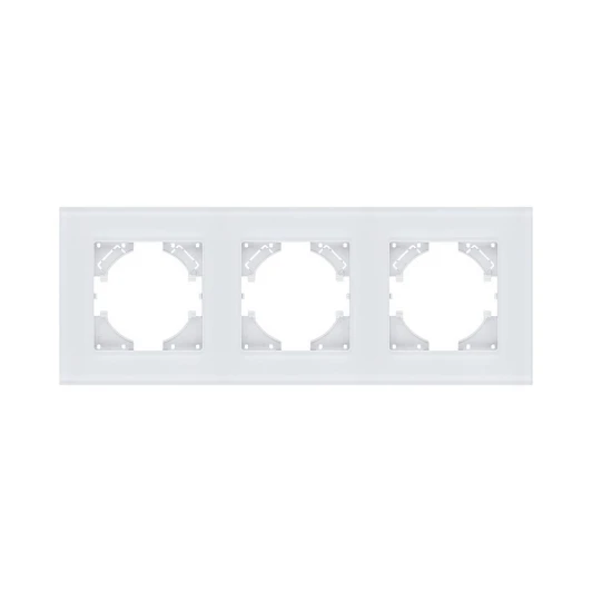 RM3WH Рамка 3-постовая стекло белый Kollinger Reflex MG RM3WH