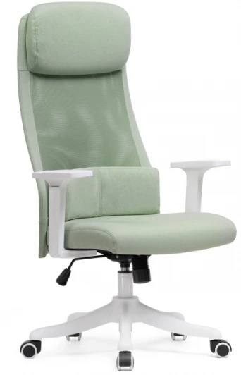 15396 Компьютерное кресло Woodville Salta light green / white 15396