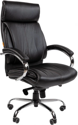 CHAIRMAN CH423 кожа Компьютерное кресло CHAIRMAN CH423 кожа (Металл,Кожа/Черный)