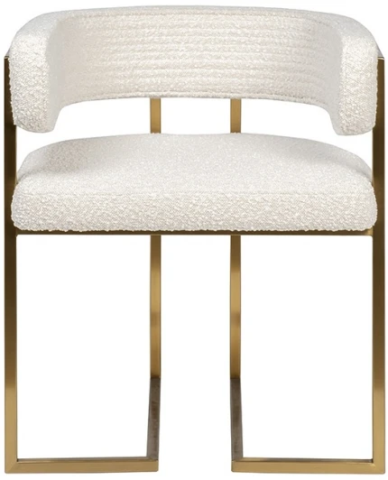 GY-08504 GY-08504 Стул букле бежевый/матовое золото 60*55*73см Garda Decor