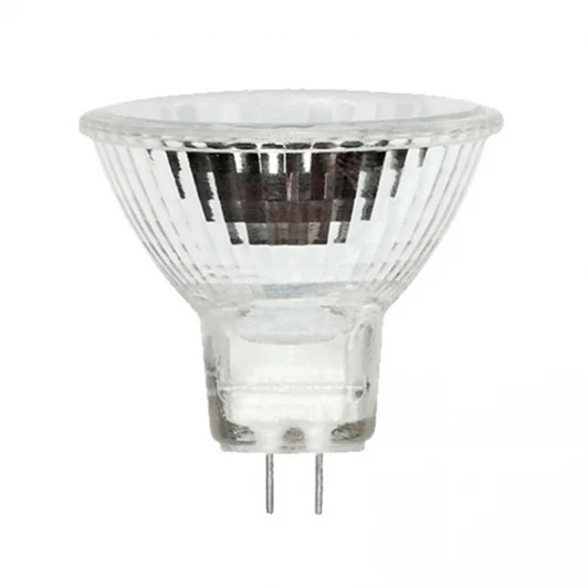 MR-11-35/GU4 картон Лампочка галогенная полусфера серая GU4 35W Uniel MR-11-35/GU4