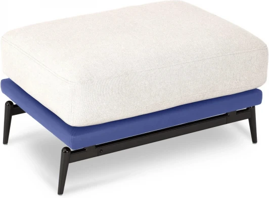 808356 Пуф Ispani ОГОГО (арт.808356), (Ткань,Экокожа/Синий,Белый)