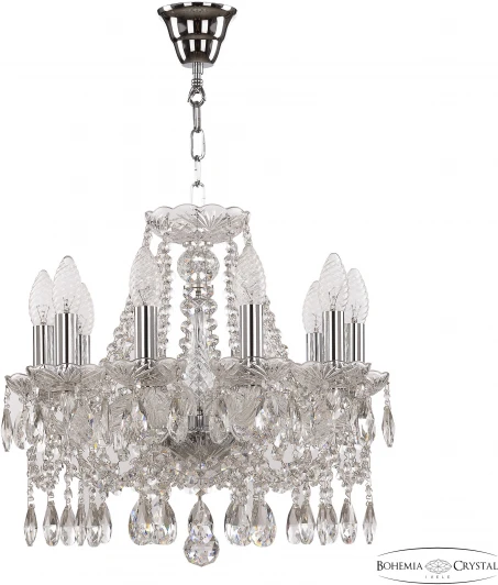 107/10/141 Ni Подвесная люстра Bohemia 107 107/10/141 Ni (220V, подвески, на цепи, подсвечник, свеча)
