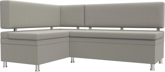 122524L Диван кухонный угловой Стайл левый угол (Бежевый/Рогожка) Лига Диванов арт.122524L