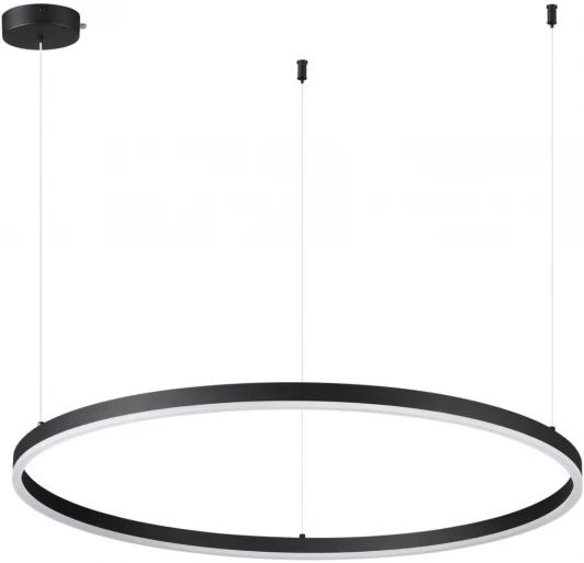 6530/67L Подвесной светильник Lumion Echo 6530/67L черный LED 67W 3000-6000K 2982Лм 220V (на тросе)