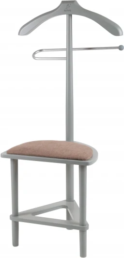 006577 Вешалка костюмная с сиденьем В 26Н серый от фабрики Mebelik