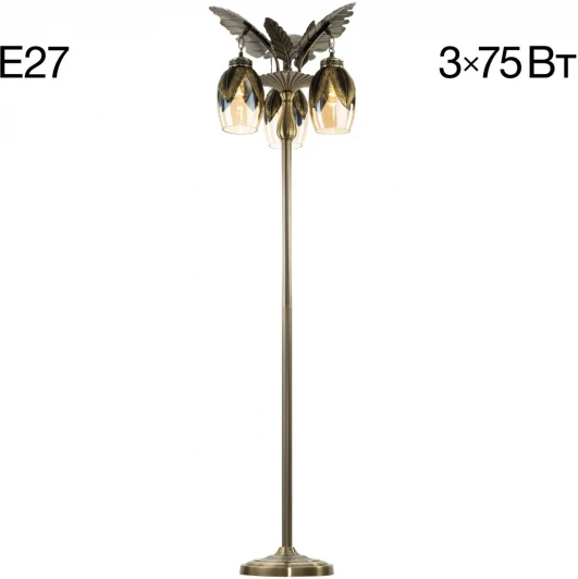 CL420933 Торшер Citilux Garuda CL420933 (220V, выключатель, листья)