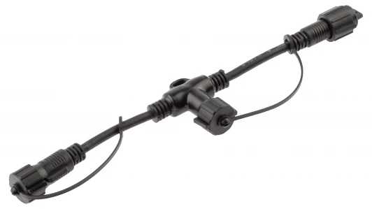 ERAPS-C Соединитель для гирлянд Т-образный (черный) ЭРА ERAPS-C