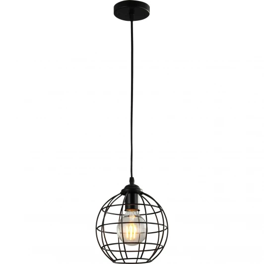 MD.1703-1-P BK Подвесной светильник Imex MD.1703-1-P BK (220V, на проводе, шар)