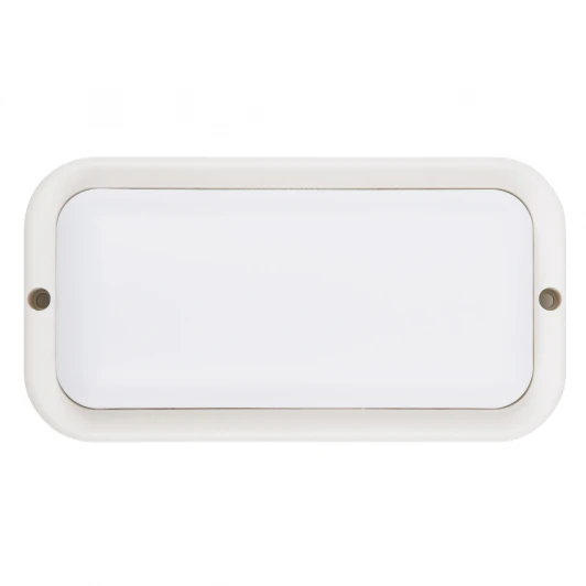 ULW-Q228 18W/6500K IP65 WHITE Светильник светодиодный влагозащищенный прямоугольник 6500K Volpe ULW-Q228 18W/6500K IP65 WHITE