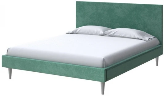 2018830 PROxSON Кровать Claro (Ткань: Велюр Casa Изумрудный) 90x200