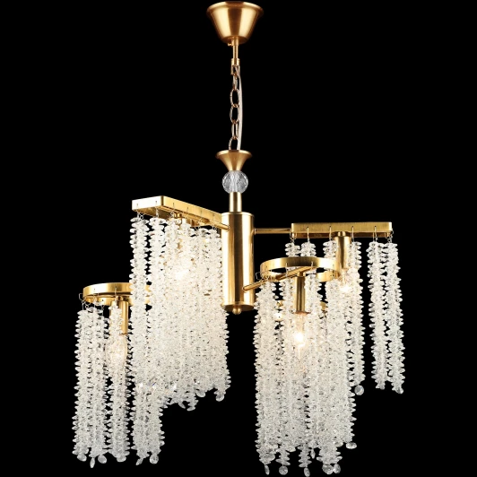 02686-0.4-3+3 COP Подвесная люстра хрустальная Reluce 02686-0.4-3+3 COP (220V, на цепи)