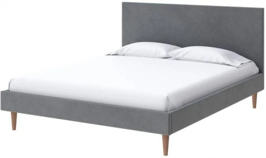 1926860 PROxSON Кровать Claro (Ткань: Велюр Monopoly Британский серый (996)) 90x200