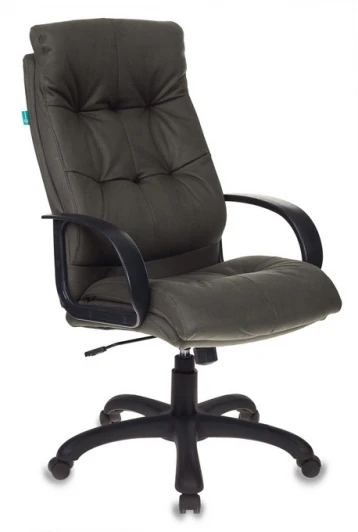 CH-824B/F4 Кресло руководителя Бюрократ CH-824 темно-серый F4 искусственный нубук крестовина пластик