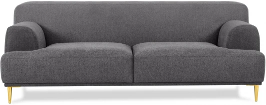 753136 Диван Portofino 2-х местный ОГОГО (арт.753136), (Велюр/Серый)