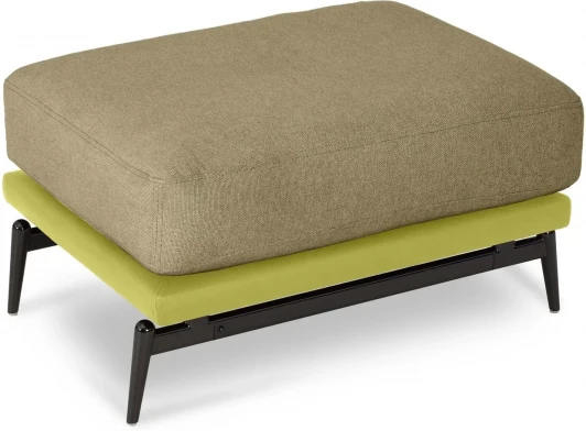 808357 Пуф Ispani ОГОГО (арт.808357), (Ткань,Экокожа/Коричневый,Зеленый)